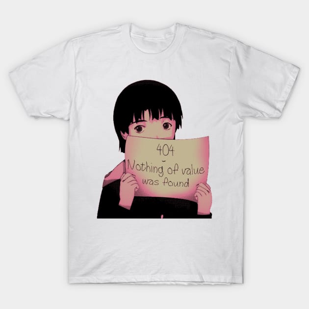 Lain 404 T-Shirt by KokoroPopShop